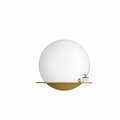 James Martin Vanities Platform 36in Mirror, Radiant Gold 909-M36-RG